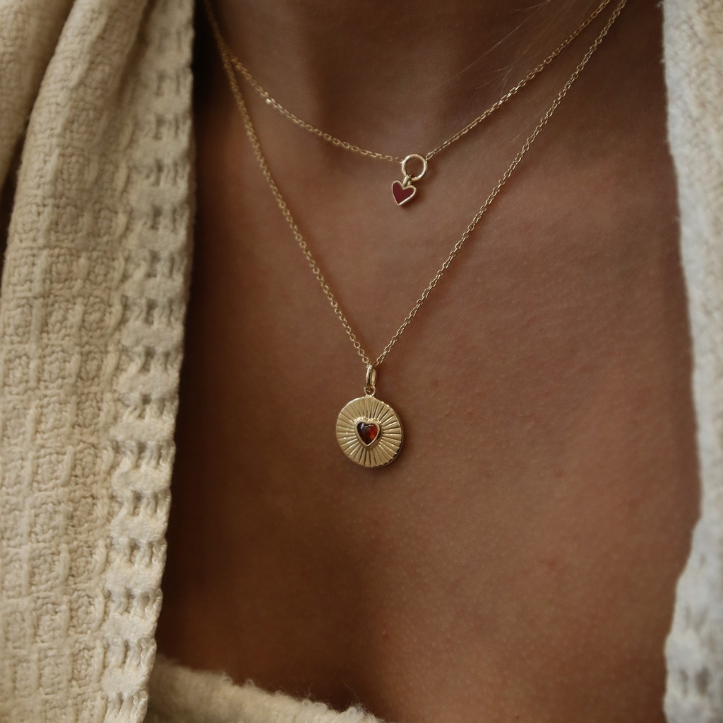 COLLAR MY RED HEART GOLDEN