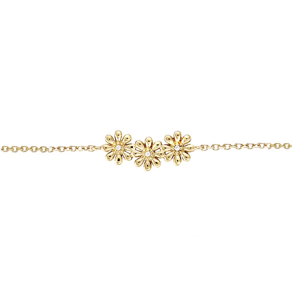 PULSERA MARGARITAS GOLDEN