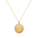 [910327688CH.44] COLLAR ABRIL GOLDEN (40 A 44 CM)