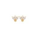 PENDIENTES CROWN GOLDEN