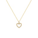 COLLAR COEUR BALLS GOLDEN