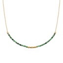 [1397385245CH] COLLAR ZOISITE GOLDEN