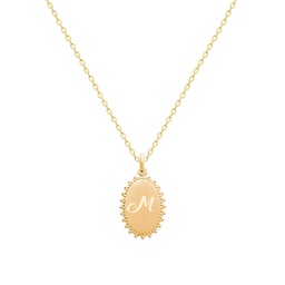 [910327689CH.44] COLLAR ABRIL OVAL GOLDEN