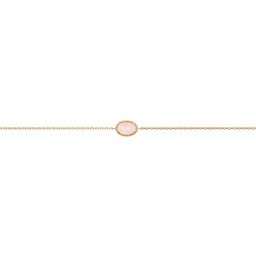 [97312618] PULSERA CRIS CUARZO ROSA GOLDEN