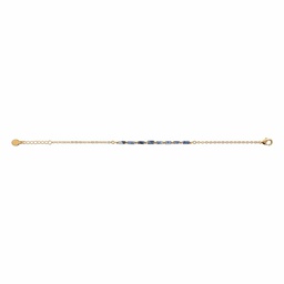 [1497387618CH] PULSERA SODALITE  GOLDEN