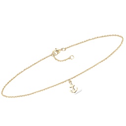 [32ev0320-25] TOBILLERA ANCLA GOLDEN